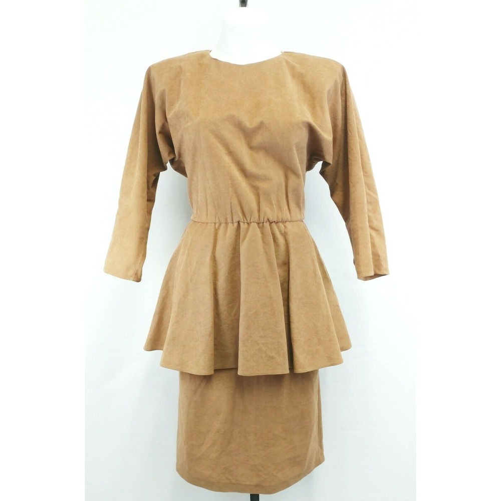 Vintage Grapevine LTD Women Dress, Size 5/6, brown, polyester‎